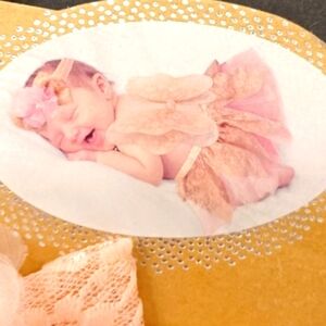 Elly & Emmy Baby Fairy Tutu with Wings/Headband Size 0-12 M, RN#110023